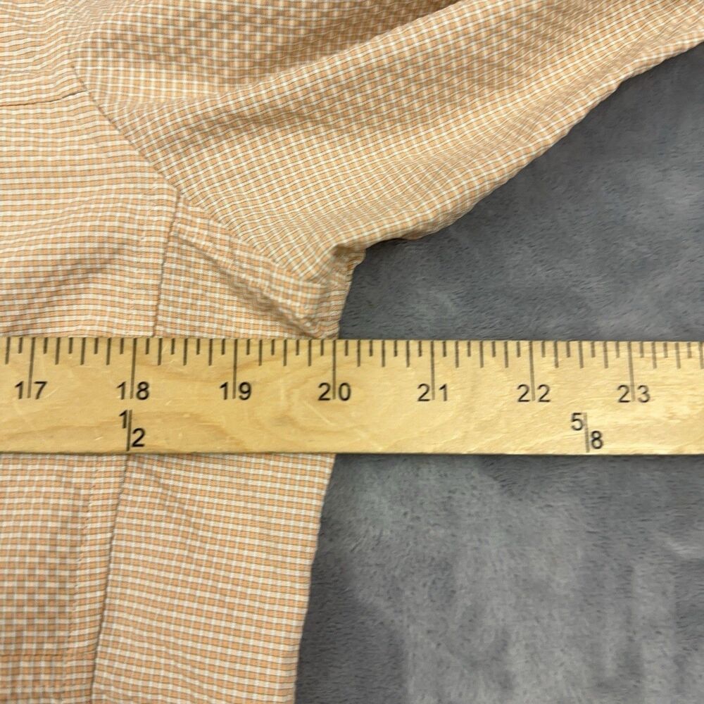 ExOfficio Shirt Womens Sz Medium Orange Long Sleeve Vented Hiking Outdoor Travel - Picture 10 of 11